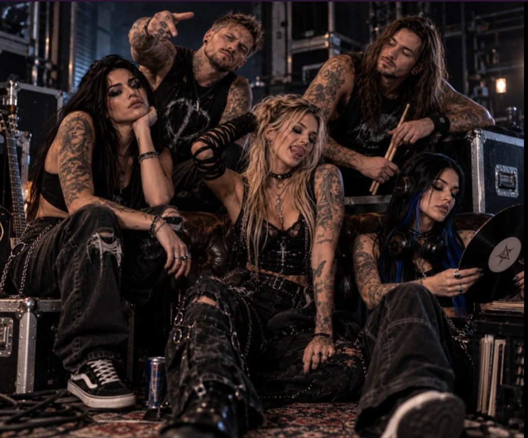 Group image of the Beautifully Damaged virtual lineup